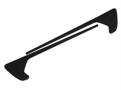 SEC10 Side Accent Decals; Gloss Black (20-25 Jeep Gladiator JT)