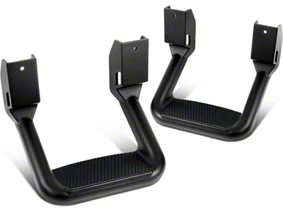 Side Hoop Steps; Black (Universal; Some Adaptation May Be Required)