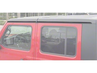 Side Roof Accent Trim; Forged Carbon Fiber (20-25 Jeep Gladiator JT)