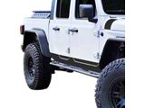 Side Step Plates; Black (20-25 Jeep Gladiator JT)