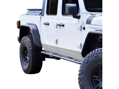 Side Step Plates; Raw (20-25 Jeep Gladiator JT)