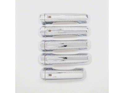 Smart Key Door Handle Covers; Chrome (20-25 Jeep Gladiator JT)
