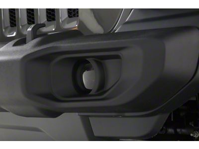 Fog Light Covers; Smoked (20-25 Jeep Gladiator JT Sport)