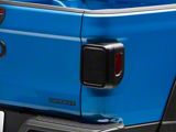 Tail Light Covers; Smoked (20-25 Jeep Gladiator JT)
