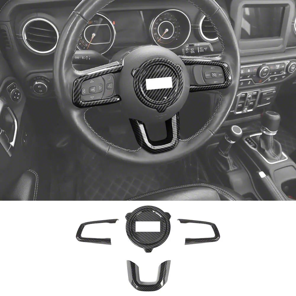 Carbon Fiber Tailgate Camera Cover Trim For Jeep Gladiator 2018+ – CheroCar