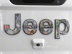 Tailgate Letter Overlays; Camouflage (20-25 Jeep Gladiator JT)