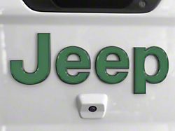 Tailgate Letter Overlays; Hunter Green (20-25 Jeep Gladiator JT)
