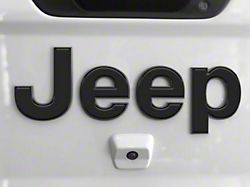 Tailgate Letter Overlays; Matte Black (20-25 Jeep Gladiator JT)
