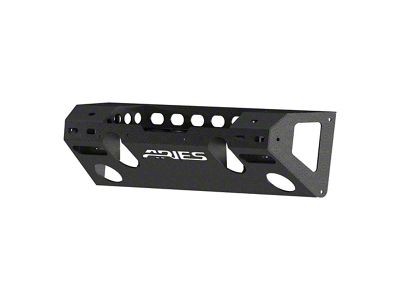 TrailChaser Steel Mid-Width Front Bumper Center Section; Textured Black (20-25 Jeep Gladiator JT)