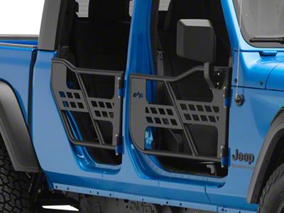 Barricade Tubular Safari Doors with Mirrors (20-25 Jeep Gladiator JT)
