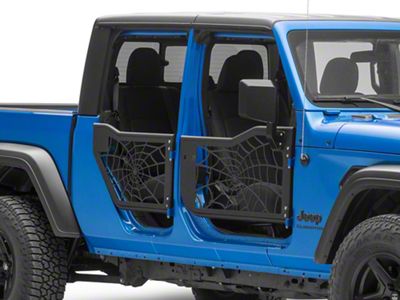 Barricade Tubular Spyder Web Doors with Mirrors (20-25 Jeep Gladiator JT)