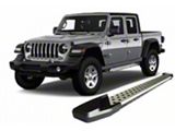 Vortex Running Boards; Aluminum (20-26 Jeep Gladiator JT)