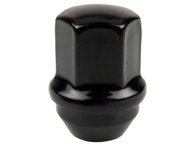 Wheel Lug Nut; Black (20-25 Jeep Gladiator JT)