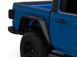 X-Series Rear Fender Flares; Textured Black (20-25 Jeep Gladiator JT)