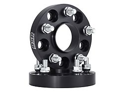 1-Inch Hubcentric Wheel Spacers; Black; Set of Two (11-26 Jeep Grand Cherokee WK2 & WL)