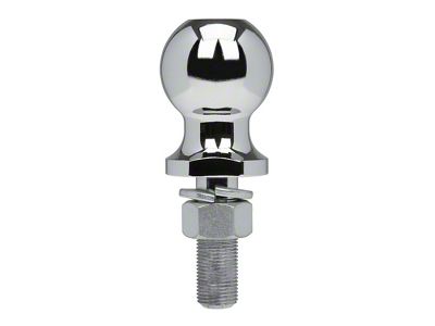 2-Inch Class II Trailer Hitch Ball; 2.375-Inch Shank Length; 3,500 lb.