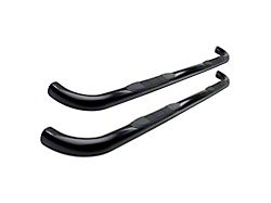 3-Inch Round Side Step Bars; Black (22-25 Jeep Grand Cherokee WL, Excluding 4xe)