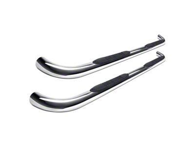 3-Inch Round Side Step Bars; Stainless Steel (22-25 Jeep Grand Cherokee WL, Excluding 4xe)
