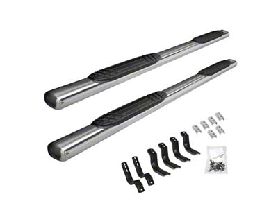 Go Rhino 4-Inch OE Xtreme Side Step Bars; Polished (11-21 Jeep Grand Cherokee WK2 Laredo, Limited, Overland)