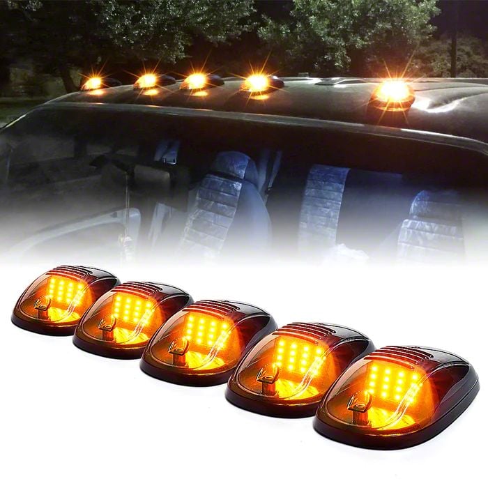 Jeep Grand Cherokee 5-LED Guide G2 Series Smoked Roof Top