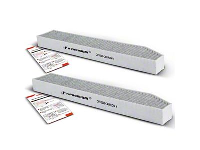 Activated Carbon Cabin Air Filter; Set of Two (99-10 Jeep Grand Cherokee WJ & WK)