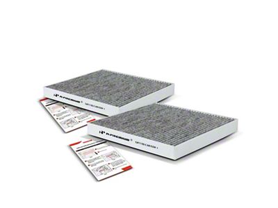 Activated Carbon Cabin Air Filter; Set of Two (11-21 Jeep Grand Cherokee WK2)
