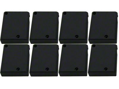 Aluminum Coil Covers; Black (05-25 V8 HEMI Jeep Grand Cherokee WK & WK2, Excluding Trackhawk)