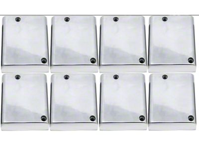 Aluminum Coil Covers; Polished (05-25 V8 HEMI Jeep Grand Cherokee WK & WK2, Excluding Trackhawk)