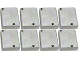 Aluminum Coil Covers; Raw (05-25 V8 HEMI Jeep Grand Cherokee WK & WK2, Excluding Trackhawk)