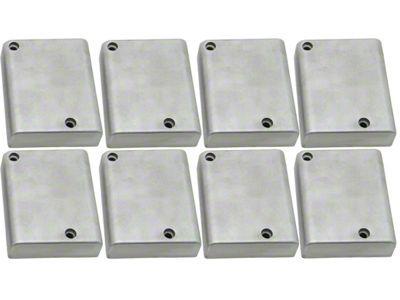 Aluminum Coil Covers; Raw (05-25 V8 HEMI Jeep Grand Cherokee WK & WK2, Excluding Trackhawk)