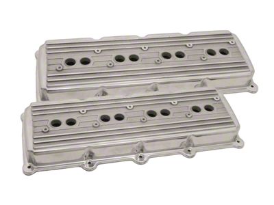 Aluminum Valve Covers; Polished (05-25 V8 HEMI Jeep Grand Cherokee WK & WK2, Excluding Trackhawk)