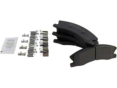Ceramic Brake Pads; Front Pair (99-02 Jeep Grand Cherokee WJ w/ Akebono Calipers; 03-04 Jeep Grand Cherokee WJ)