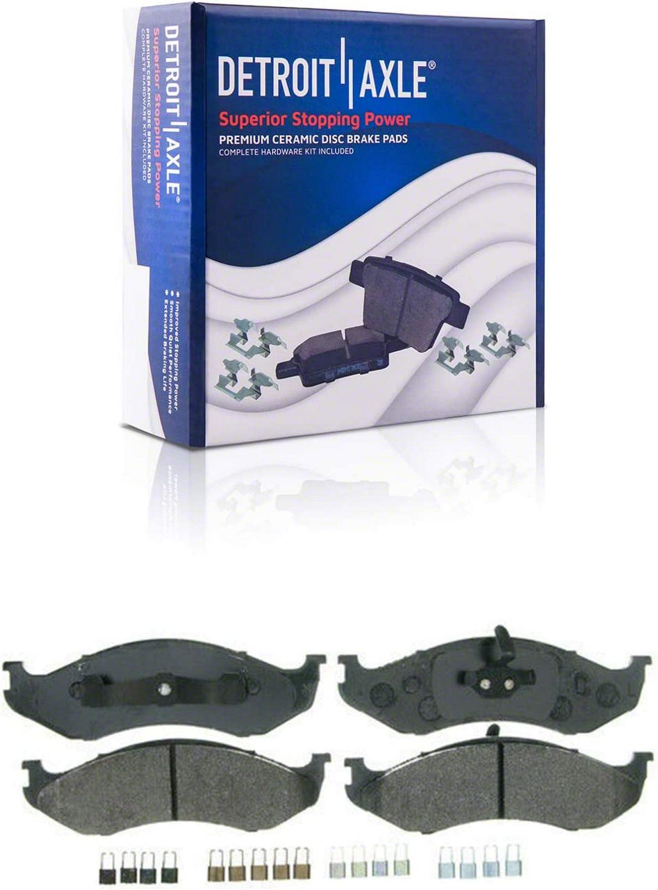 Jeep Grand Cherokee Ceramic Brake Pads; Front Pair (9398 Jeep Grand