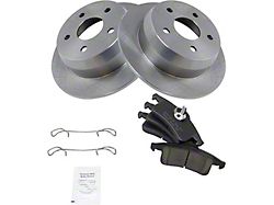 Ceramic Brake Rotor and Pad Kit; Rear (99-04 Jeep Grand Cherokee WJ)