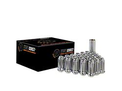 Chrome Acorn Spline Lug Nuts for Aftermarket Wheels; M14x1.5; Set of 20 (11-25 Jeep Grand Cherokee WK2 & WL)