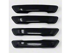 Chrome Delete Door Handle Covers; Gloss Black (22-25 Jeep Grand Cherokee WL)