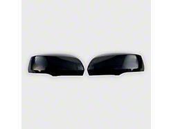 Chrome Delete Mirror Covers; Gloss Black (22-25 Jeep Grand Cherokee WL)