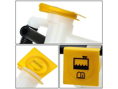 Coolant Recovery Tank with Cap (11-21 Jeep Grand Cherokee WK2, Excluding EcoDiesel)