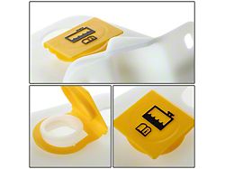 Coolant Recovery Tank with Cap (97-98 Jeep Grand Cherokee ZJ w/ Fluid Level Sensor)