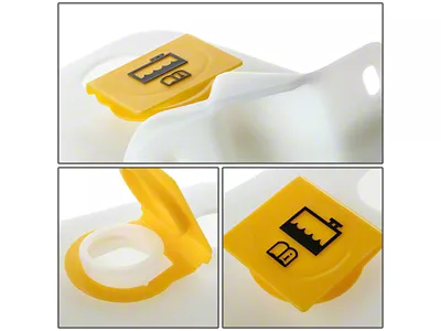 Coolant Recovery Tank with Cap (97-98 Jeep Grand Cherokee ZJ w/ Fluid Level Sensor)