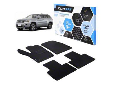 Custom Fit Cargo Liner; Black (16-21 Jeep Grand Cherokee WK2)