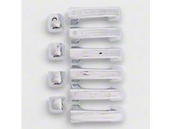 Door Handle Snap-On Covers; Chrome (22-25 Jeep Grand Cherokee WL)