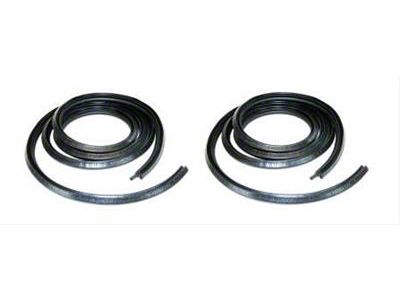 Door Seal Kit; Rear Door Driver and Passenger Side (93-98 Jeep Grand Cherokee ZJ)