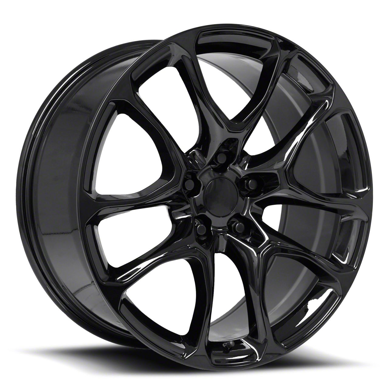 Jeep Grand Cherokee Durango SRT Replica Gloss Black Wheel; 22x9.5