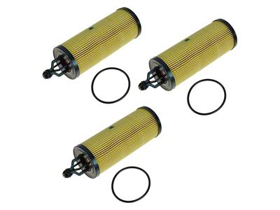 Engine Oil Filter; 3-Piece Set (14-15 3.6L Jeep Grand Cherokee WK2)