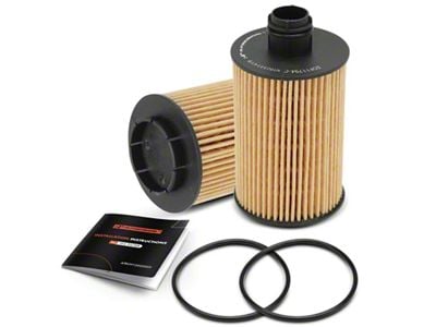 Engine Oil Filter; Pair (14-20 3.0L EcoDiesel Jeep Grand Cherokee WK2)