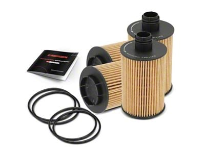 Engine Oil Filter; Set of 4 (14-20 3.0L EcoDiesel Jeep Grand Cherokee WK2)