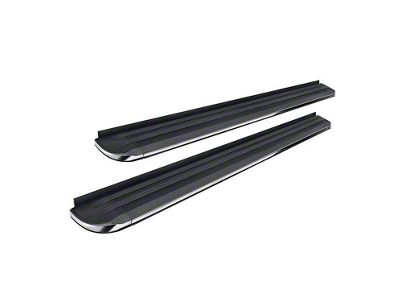 Exceed Running Boards; Black with Chrome Trim (22-25 Jeep Grand Cherokee WL, Excluding 4xe)
