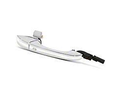 Exterior Door Handle without Key Hole; Front Passenger Side; Chrome (11-17 Jeep Grand Cherokee WK2 w/ Smart Key)