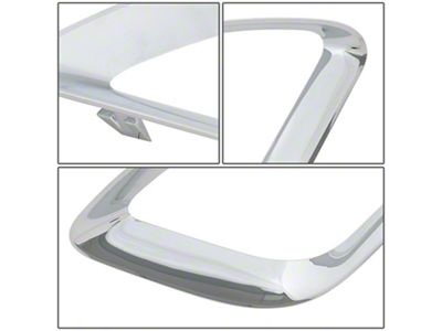 Fog Light Bezel; Chrome Trim; Driver Side (12-16 Jeep Grand Cherokee WK2 SRT8)